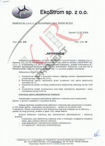 PROJEKT BUDOWLANY BUDOWY ELEKTROWNI WIATROWEJ "ENERCON" E-48 800 kW