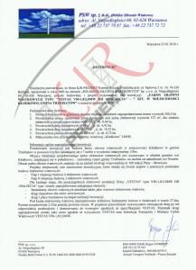 PROJEKT BUDOWLANY FARMY SIŁOWNI WIATROWYCH "VESTAS V90-1,8/2,0MW"