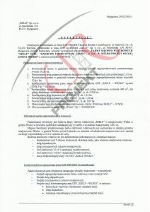 PROJEKT BUDOWLANY FARMY SIŁOWNI WIATROWYCH TYPU "VESTAS V90-1,8/2,0MW HH 105m IEC3A"