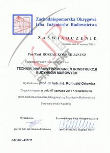 Szkolenia - Naprawy konstrukcji murowych